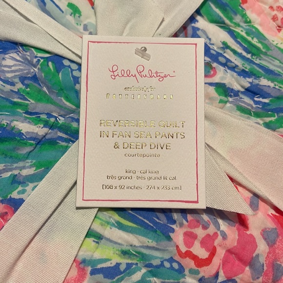 Lilly Pulitzer x Pottery Barn Reversible Quilt - Picture 6 of 6